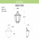 Уличный настенный светильник Fumagalli Daria M28.000.000.BXE27
