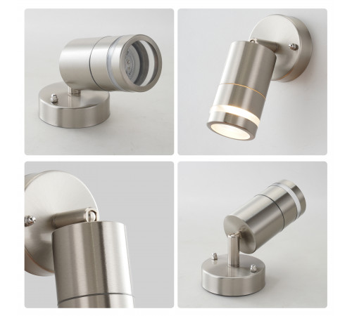 Уличный настенный светильник Apeyron Chrome 11-111