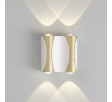 Уличный настенный светильник Crystal Lux CLT 022W2 WH-GO 4000K