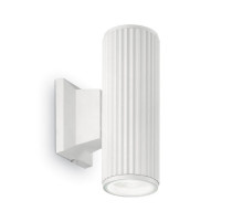 Уличный настенный светильник Ideal Lux Base AP2 Bianco 129457