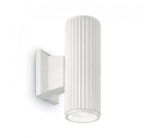 Уличный настенный светильник Ideal Lux Base AP2 Bianco 129457 Уличный настенный светильник Ideal Lux Base AP2 Bianco 129457