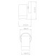 Светильник настенный ARTE Lamp A3503AL-1WH