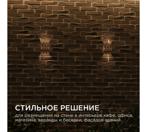 Уличный настенный светильник Apeyron 31-01