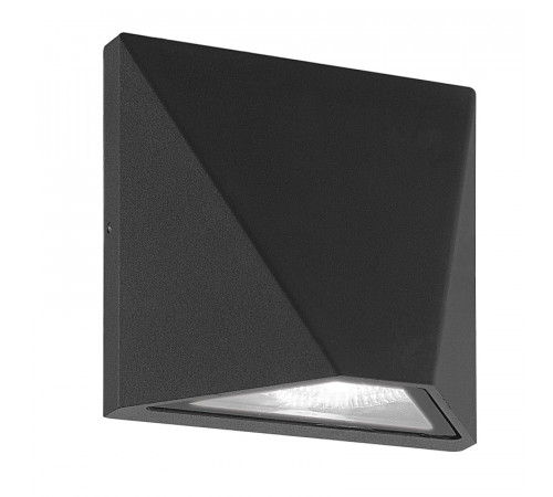 Уличный настенный светильник Uniel ULU-S50A-8W/4000K IP65 BLACK