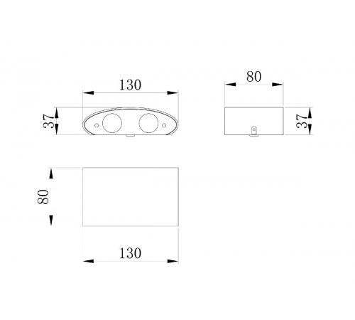 Уличный настенный светильник Maytoni Strato O417WL-L4GR3K