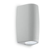 Уличный настенный светильник Ideal Lux Keope AP2 Small Grigio 147796