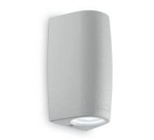 Уличный настенный светильник Ideal Lux Keope AP2 Small Grigio 147796
