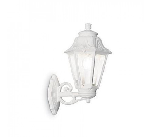Уличный настенный светильник Ideal Lux Anna AP1 Big Bianco 120423 Уличный настенный светильник Ideal Lux Anna AP1 Big Bianco 120423