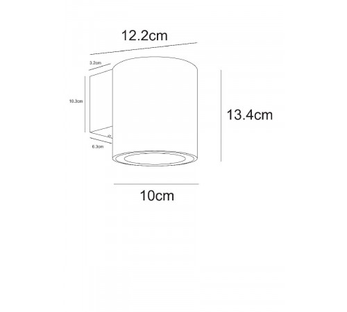 Уличный настенный светильник Arte Lamp Torcular A1813AL-1BK Уличный настенный светильник Arte Lamp Torcular A1813AL-1BK
