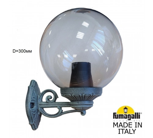Уличный настенный светильник Fumagalli Globe 300 G30.131.000.VZF1R Уличный настенный светильник Fumagalli Globe 300 G30.131.000.VZF1R