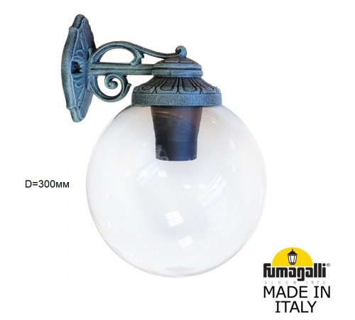 Уличный настенный светильник Fumagalli Globe 300 G30.131.000.VXF1RDN Уличный настенный светильник Fumagalli Globe 300 G30.131.000.VXF1RDN