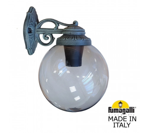 Уличный настенный светильник Fumagalli Globe 250 G25.131.000.VZF1RDN Уличный настенный светильник Fumagalli Globe 250 G25.131.000.VZF1RDN