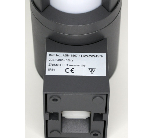 Уличный настенный светильник Elvan PJ-1507/1-11.5W-WW-Gr Уличный настенный светильник Elvan PJ-1507/1-11.5W-WW-Gr