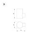 Уличный настенный светильник Arlight KT-RAY-WALL-R46-3W Warm3000 (GR, 24 deg, 24V) 034116(1)