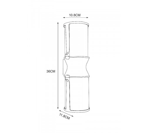 Уличный настенный светильник Arte Lamp Minchir A8306AL-2BK