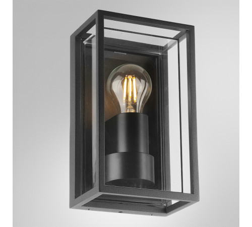 Уличный настенный светильник Arte Lamp Marfik A2322AL-1BK Уличный настенный светильник Arte Lamp Marfik A2322AL-1BK