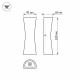 Настенный светильник Arlight LGD-Wall-Tub-J2B-12W Day White 022563