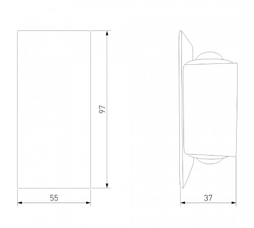 Уличный настенный светильник Elektrostandard Mini Light 35154/D черный 4690389188497 a060883