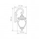 Уличный настенный светильник Elektrostandard Andromeda D (GLYF-8024D) 4690389042676