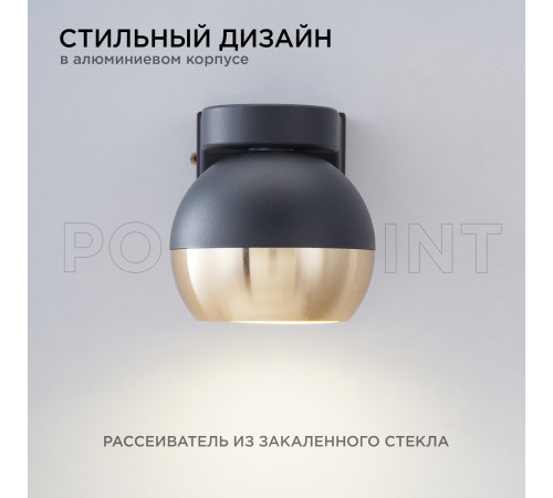 Уличный настенный светильник Apeyron Point 11-124 Уличный настенный светильник Apeyron Point 11-124