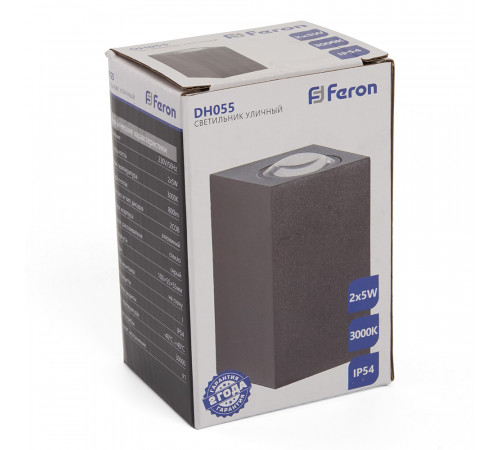 Уличный настенный светильник Feron Бостон DH055 48489 Уличный настенный светильник Feron Бостон DH055 48489