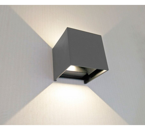 Уличный настенный светодиодный светильник Kink Light Куб 08585,16(3000K) Уличный настенный светодиодный светильник Kink Light Куб 08585,16(3000K)