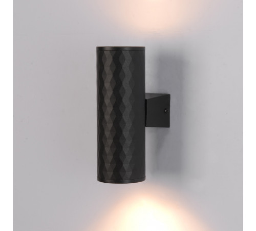 Уличный настенный светильник Arte Lamp Hyadum A3458AL-2BK