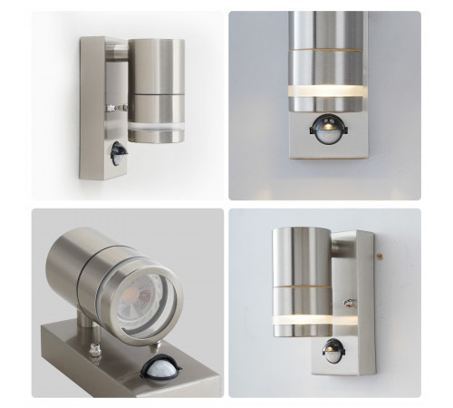 Уличный настенный светильник Apeyron Chrome 11-113