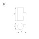 Уличный настенный светильник Arlight LGD-RAY-WALL-TWIN-R46-2x3W Day4000 033307(1)