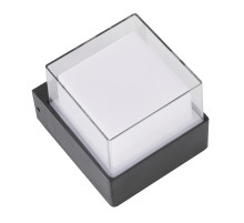 Уличный настенный светильник Uniel ULU-P25A-5W/4000K IP65 BLACK UL-00010517