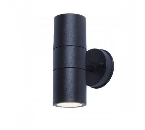 Уличный настенный светильник Uniel UUL-S22D-2x35W/GU10 IP65 BLACK UL-00011272 Уличный настенный светильник Uniel UUL-S22D-2x35W/GU10 IP65 BLACK UL-00011272