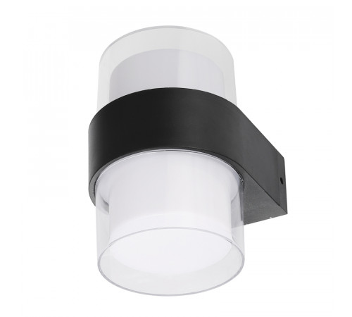 Уличный настенный светильник Uniel ULU-P22B-2x5W/4000K IP65 BLACK UL-00010516 Уличный настенный светильник Uniel ULU-P22B-2x5W/4000K IP65 BLACK UL-00010516