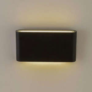 Уличный настенный светильник AM Group AM244-2Х7W BK