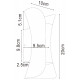 Уличный настенный светильник Arte Lamp Alba A6405AL-2BK
