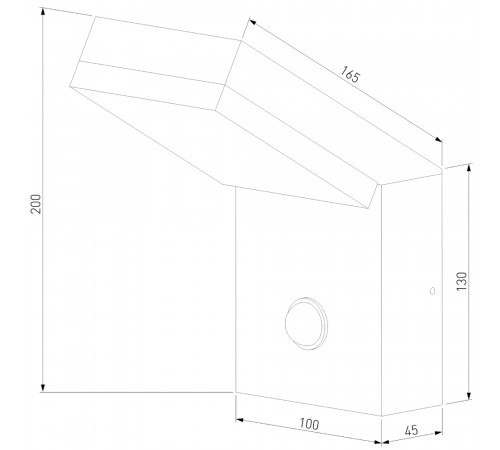 Уличный настенный светильник Elektrostandard Sensor 4690389175015 a053946 Уличный настенный светильник Elektrostandard Sensor 4690389175015 a053946