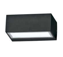 Уличный настенный светильник Ideal Lux Twin AP1 Nero 115375