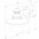 Уличный настенный cветильник Elektrostandard Talli D GL 3002D черный 4690389106576
