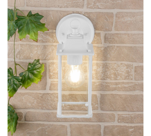 Уличный настенный cветильник Elektrostandard 1008D Brick белый 4690389106767 Уличный настенный cветильник Elektrostandard 1008D Brick белый 4690389106767