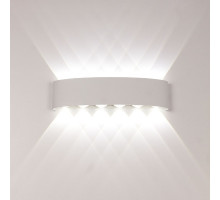 Уличный настенный светильник AM Group AM307-12X1W WH 4000K