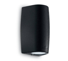 Уличный настенный светильник Ideal Lux Keope AP2 Small Nero 147819