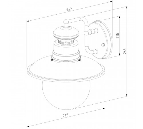 Уличный настенный cветильник Elektrostandard Talli D GL 3002D брауни 4690389106569 Уличный настенный cветильник Elektrostandard Talli D GL 3002D брауни 4690389106569