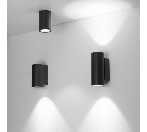Уличный настенный светильник Arlight LGD-FORMA-WALL-TWIN-R90-2x12W Warm2700 052703 Уличный настенный светильник Arlight LGD-FORMA-WALL-TWIN-R90-2x12W Warm2700 052703