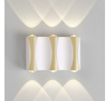 Уличный настенный светильник Crystal Lux CLT 022W3 WH-GO 4000K
