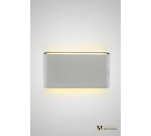 Уличный настенный светильник AM Group AM244-2Х7W WH