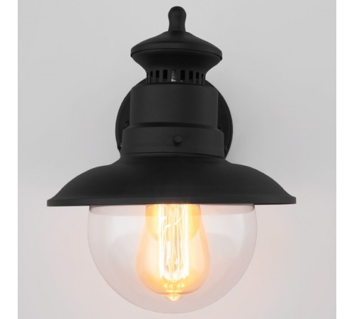 Уличный настенный cветильник Elektrostandard Talli D GL 3002D черный 4690389106576 Уличный настенный cветильник Elektrostandard Talli D GL 3002D черный 4690389106576