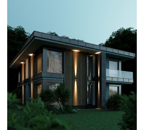 Уличный настенный светильник Odeon Light Long 7071/8WL