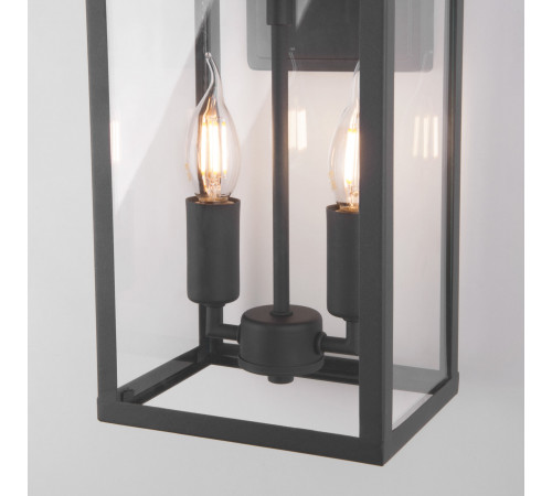 Уличный настенный светильник Elektrostandard Candle 35150/D темно-серый 4690389182457 a058478 Уличный настенный светильник Elektrostandard Candle 35150/D темно-серый 4690389182457 a058478