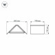 Настенный светильник Arlight LGD-Wall-Delta-1B-12W Warm White 019779