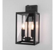 Уличный настенный светильник Elektrostandard Candle 35150/D черный 4690389182464 a058260