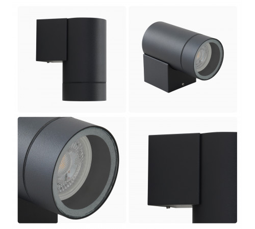 Уличный настенный светильник Apeyron Graphite 11-118